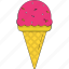 cone, frozen dessert, ice cone, ice cream, snow cone, sorbet, sundaes cone 