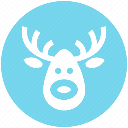 Alaska, christmas, deer, deer face, face, santa icon - Download on Iconfinder