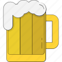 ale, beer, beverage, chilled beer, drink, mug