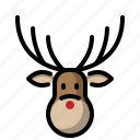 reindeer, deer, animal, christmas, xmas, new years, santa