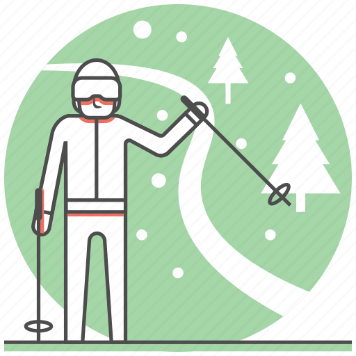 Christmas, concept, holiday, new year, ski, winter, holidays icon - Download on Iconfinder