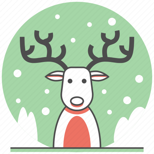 Christmas, concept, deer, new year, reindeer, time, winter icon - Download on Iconfinder