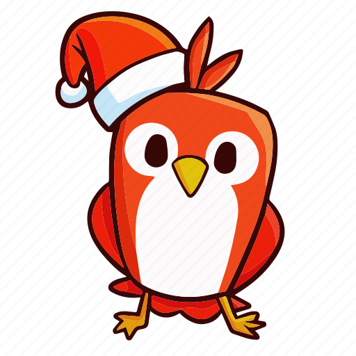 Bird, owl, christmas, santa, xmas, celebration, decoration icon - Download on Iconfinder