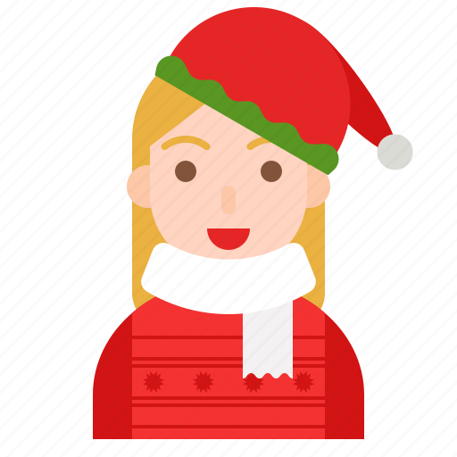Avatar, christmas, human, people, xmas, woman icon - Download on Iconfinder