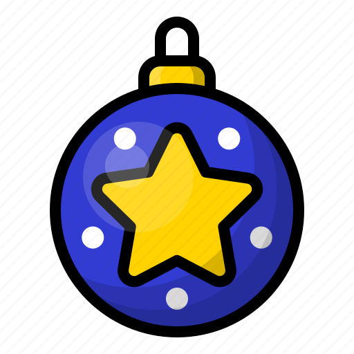 Ball, bauble, christmas, christmas ball, decoration, ornament, xmas icon - Download on Iconfinder