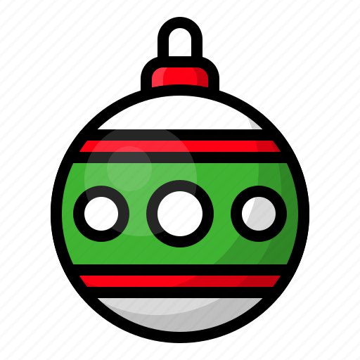 Bal, bauble, christmas, christmas ball, decoration, ornament, xmas icon - Download on Iconfinder