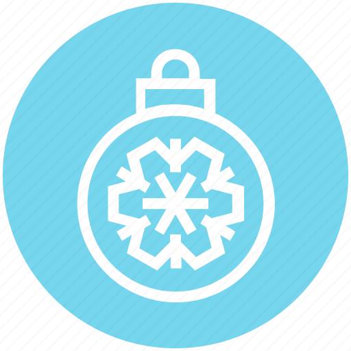 Ball, bauble, christmas, christmas ball, decoration, holidays, snowflake icon - Download on Iconfinder