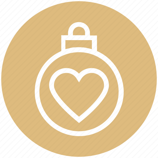 Ball, bauble, christmas, christmas ball, decoration, heart, holidays icon - Download on Iconfinder