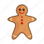christmas, gingerbread, man, new year 