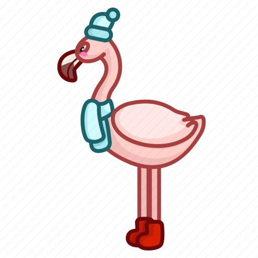 Bird, christmas, flamingo, new year icon - Download on Iconfinder