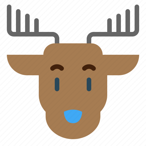 Animal, christmas, deer, reindeer, xmas icon - Download on Iconfinder