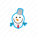 bell, christmas, decoration, gift, holidays, snowman
