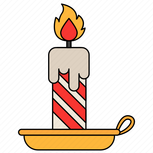 Candle, fire, flame, christmas, decoration icon - Download on Iconfinder