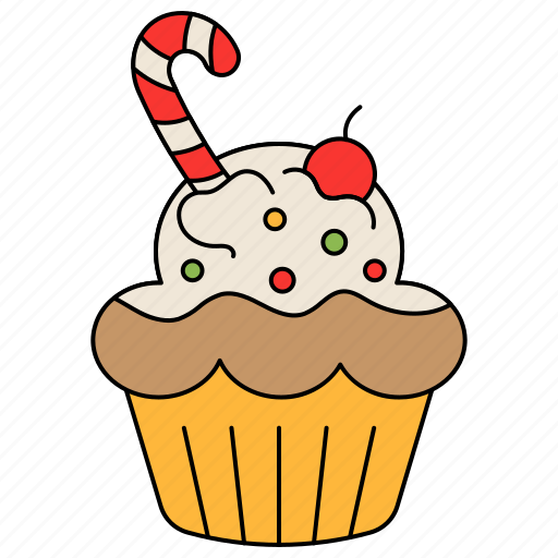 Muffin, dessert, sweet, baked, food icon - Download on Iconfinder