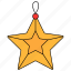 star, badge, medal, decoration, christmas 