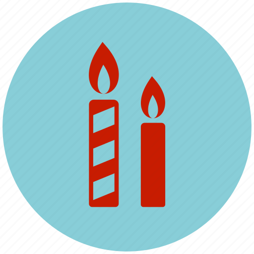 Candle, decoration, celebration, flame icon - Download on Iconfinder