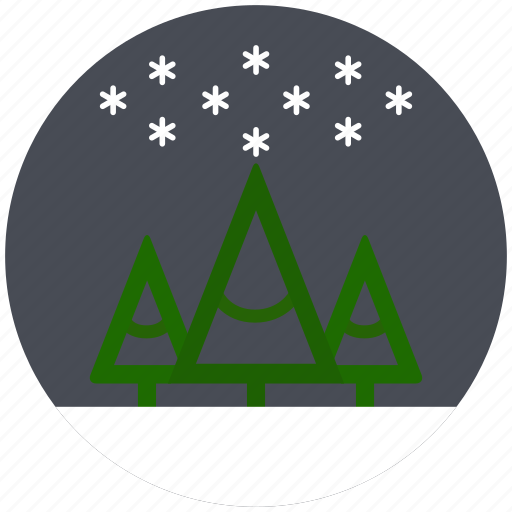 Christmas, cold, pine, sky, snowflake, winter icon - Download on Iconfinder