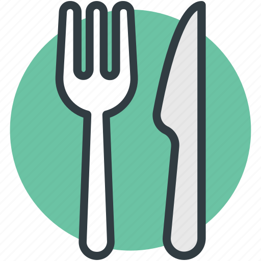 Flatware, fork, knife, silverware, utensil icon - Download on Iconfinder