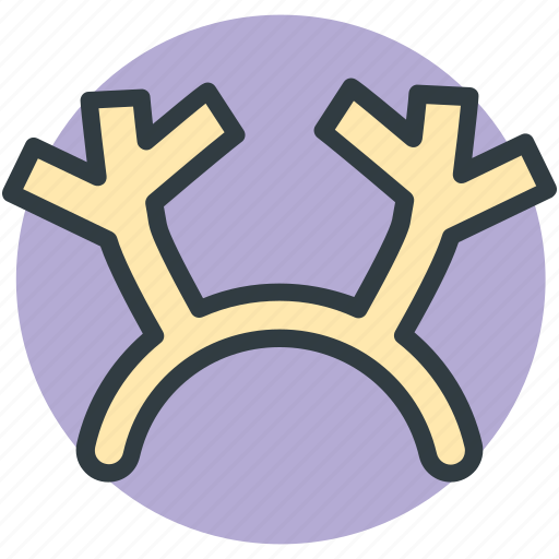 Antler, antlers headband, deer horn, reindeer antlers, reindeer horns icon - Download on Iconfinder