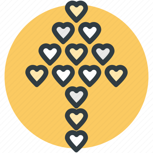 Decoration, decorative hearts, hearts, hearts decoration, wall decoration icon - Download on Iconfinder