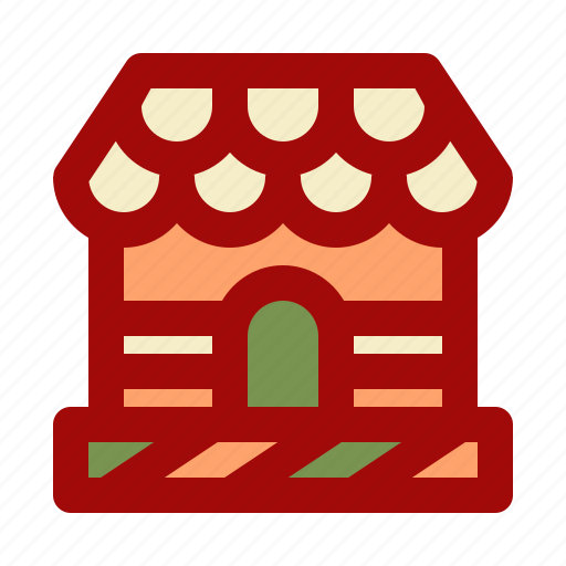 Gingerbread house, gingerbread, christmas, celebration icon - Download on Iconfinder