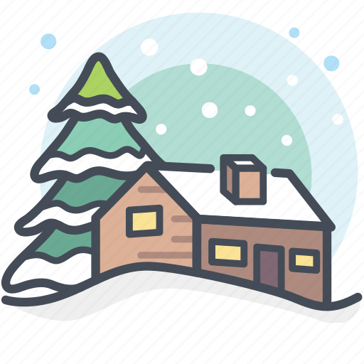 Christmas, holidays, house, snow, winter, winter house icon - Download on Iconfinder