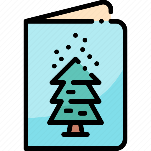 Cards, christmas, invitation, new year, pine, winter, xmas icon - Download on Iconfinder