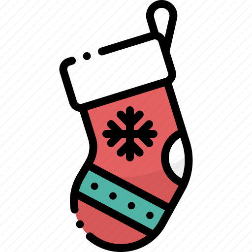 Christmas, cloth, decoration, socks, wear, winter, xmas icon - Download on Iconfinder