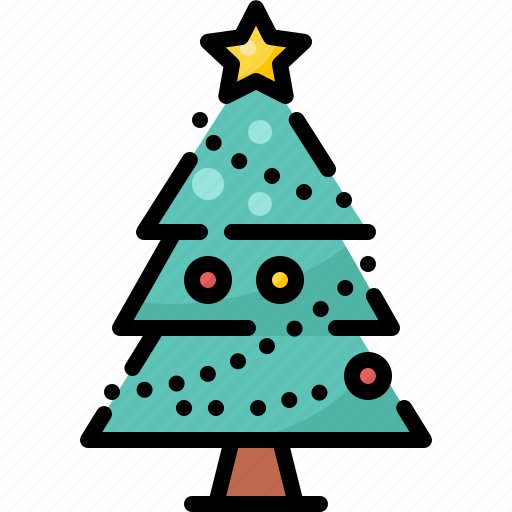 Christmas, decoration, holiday, pine, tree, winter, xmas icon - Download on Iconfinder