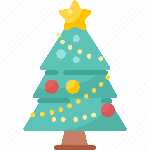 Christmas, decoration, pine, star, tree, winter, xmas icon - Download on Iconfinder