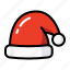 christmas, hat, santa, decoration, holiday, winter, xmas 
