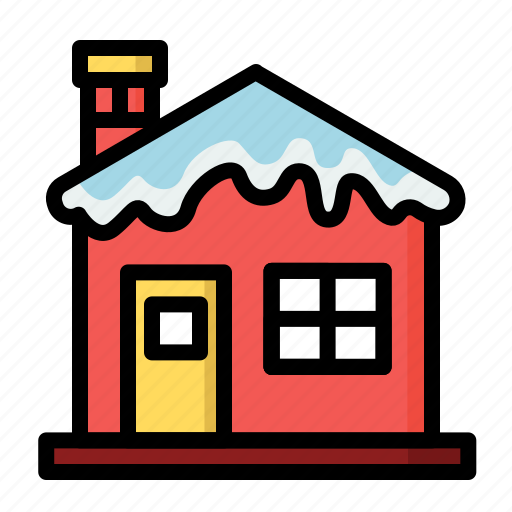 House, snow, building, christmas, home, winter, xmas icon - Download on Iconfinder