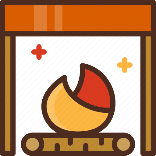 Chimney, christmas, decoration, fire, fireplace, holiday, winter icon - Download on Iconfinder