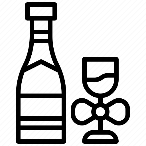 Bar, beer, bottle, celebration, champagne, food, glass icon - Download on Iconfinder