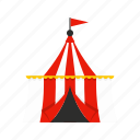 amusement, arena, carnival, circus, event, tent, vintage
