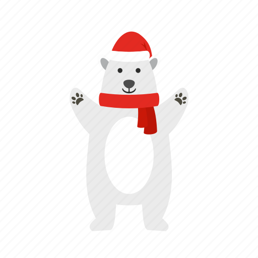 Bear, card, christmas, cute, polar, winter, xmas icon - Download on Iconfinder