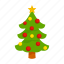 ball, card, celebration, christmas, tree, winter, xmas