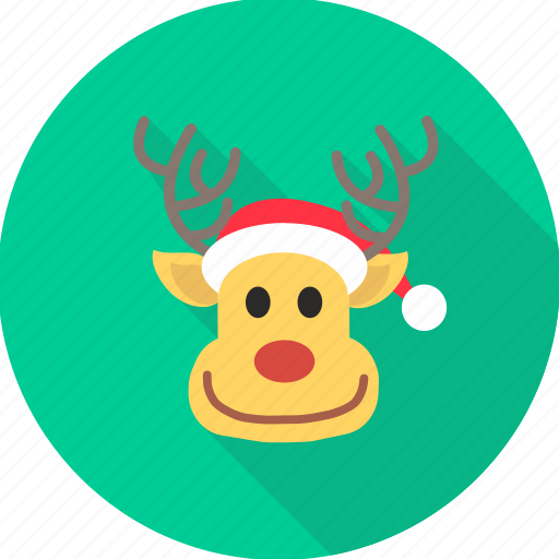 Christmas, deer, raindeer, reindeer, rudolf, santa, xmas icon - Download on Iconfinder