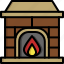 chimney, christmas, fireplace, home, house, warm, winter 