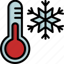 christmas, cold, snow, snowflake, temperature, thermometer, winter