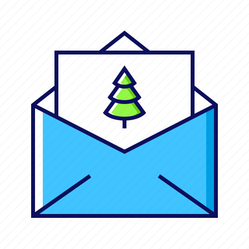 Christmas, envelope, greeting, letter, mail icon - Download on Iconfinder