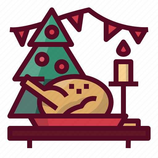 Chicken, christmas, food, roast, turkey icon - Download on Iconfinder