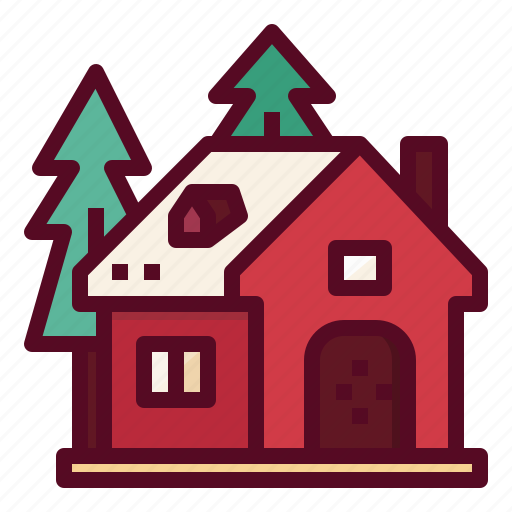 Building, cabin, christmas, home, house icon - Download on Iconfinder