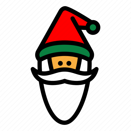 Beard, christmas, claus, mustache, saint nicholas, santa, santa claus icon - Download on Iconfinder