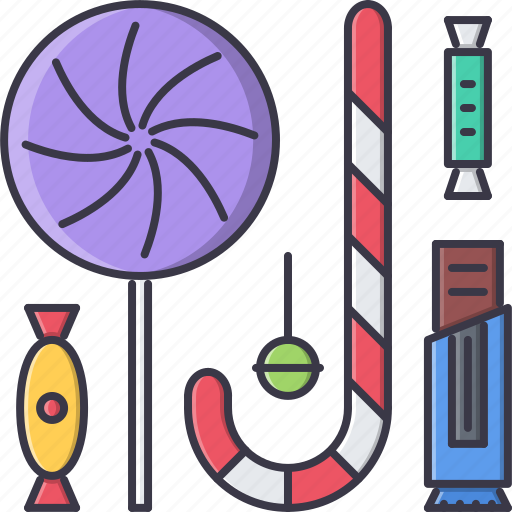 Candies, candy, christmas, lollipop, new, winter, year icon - Download on Iconfinder