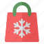 bag, celebrate, christmas, new year, party, snow, xmas 