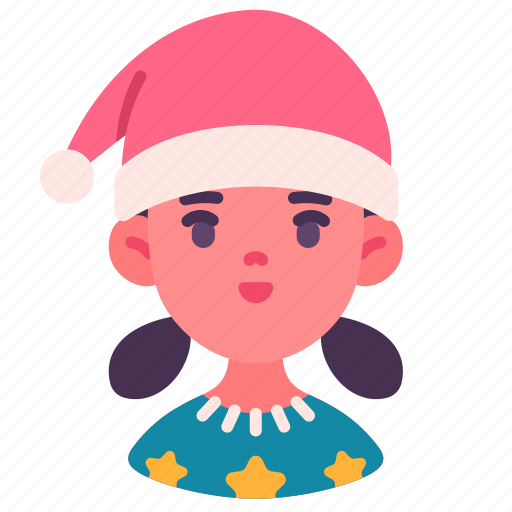 Avatar, christmas, girl, happy, holiday, kid, xmas icon - Download on Iconfinder