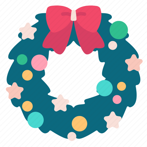 Ball, christmas, holiday, new year, stars, wreath, xmas icon - Download on Iconfinder