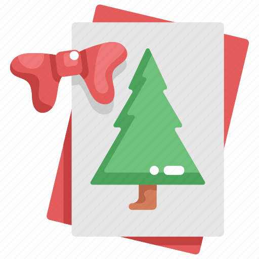 Card, christmas, christmas card, greeting card, greetings, letter, shapes icon - Download on Iconfinder