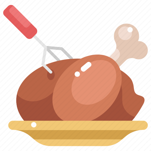 Chicken, christmas, dinner, food, roast chicken, thanksgiving, turkey icon - Download on Iconfinder